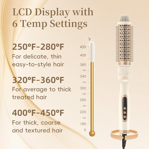 AIKO PRO 6-in-1 Curling Iron Set with Interchangeable Barrels