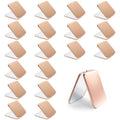 Compact Mirror, Pocket Travel Makeup Mirror for Purse, Metal Square Shell, 2-Sided 1X/2X Magnifying, Portable, Folding, Handheld, Rose,18 Pack