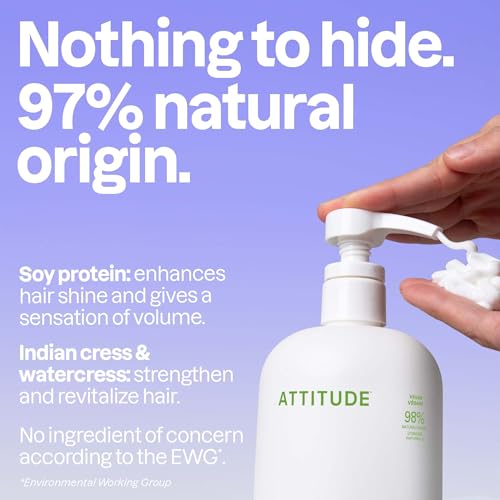 ATTITUDE Nourishing Hair Conditioner for Dry Damaged Hair, 32 Fl Oz