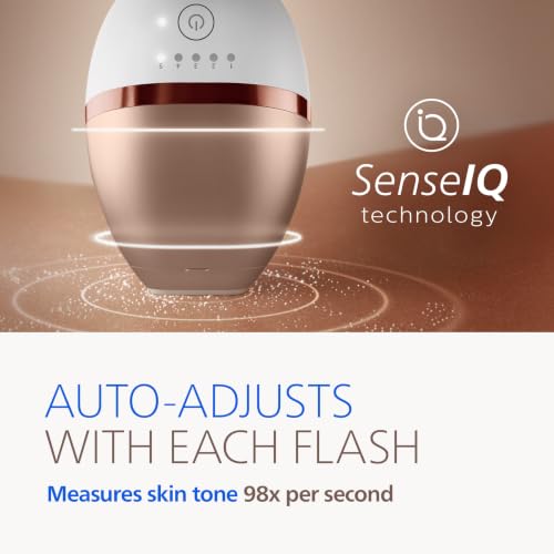 Philips IPL Hair Removal Device for Face & Body, Permanent, Painless, Skin Sensors