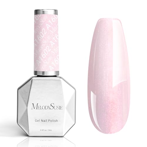 MelodySusie Pearl Pink Gel Nail Polish - 0.5 fl oz UV Soak Off Manicure