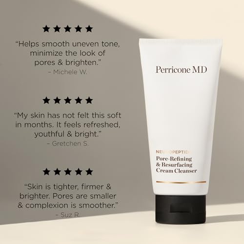 Perricone MD Neuropeptide Pore-Refining & Resurfacing Cream Cleanser, 6 fl oz.