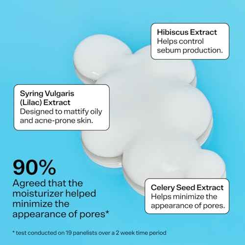 Bubble Skincare Cloud Surf Water Cream Travel Size Face Moisturizer - Hydrating & Mattifying Moisturizer to Help Rebalance Oils & Minimize Pores with Celery Seed Extract (30ml)