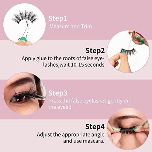 DYSILK Eyelashes Wispy False Lashes Extension Kit