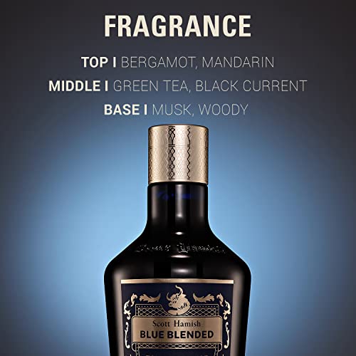Scott Hamish Blue Blended Toner Essence - Men Facial Toner Essence with Hyaluronic Acid & Amino Acid - Hydrating Toner Restore Vitality ? All in One Face & Aftershave, 6.09 fl.oz.