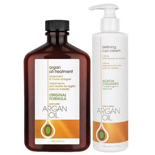 one 'n only Argan Oil Hair Treatment Bundle with Defining Curl Cream