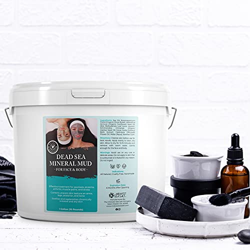 Dead Sea Black Mud Mask - 10 lbs Bulk Spa Treatment