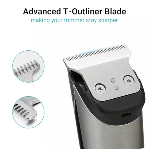 T-Blade Replacement for Andis T-Outliner GTO, GO, and SLS Trimmers, 04521 Sliver Stainless Steel T-Blade