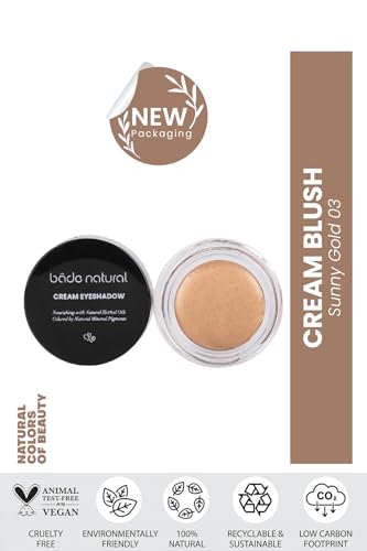 Bade Natural Cream Eyeshadow Sunny Gold 03