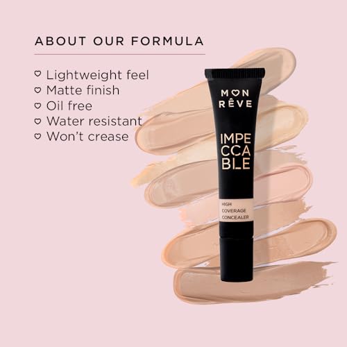 MON RÊVE Full Coverage Liquid Concealer - Dark Circles & Blemishes