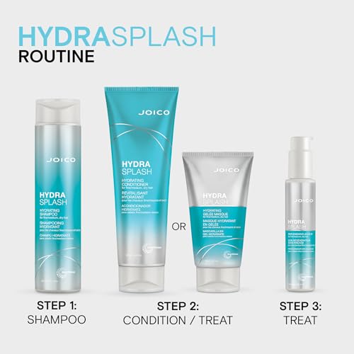 Joico HydraSplash Replenishing Leave-In | For Fine, Medium, Dry Hair | Boost Shine & Softness | Tame Frizz & Hydrate | With Sea Kelp & Coconut Water | 3.38 Fl Oz