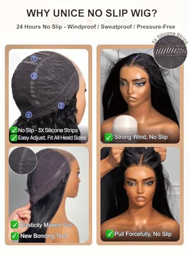 UNICE Bye Bye Slip Bob Wig 10" Glueless Human Hair Lace