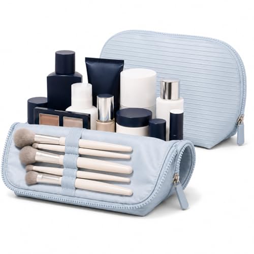 APT 1101 Standing Makeup Bag | Foldable Travel Organizer