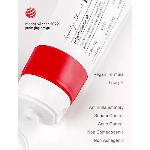 MIZON Good Bye Blemish Low pH Cleanser, Cleanser for troubled skin, Acne Treatment, Breakout Treatment, Korean Skincare, Acne Spot Treatment, Soothing for sensitive skin(100ml 3.38 fl oz)