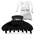 Luxury 4 Inch Black Claw Clip for Women - Secure Hold & Chic Style