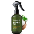 Coconut Oil Beard Spray for Men, 150ml Lightweight Beard Growth Oil with Vanilla Orchid - Fast-Absorbing Leave-In Conditioner to Soften, Moisturize & Tame Facial Hair, Beard Detangler Travel Size