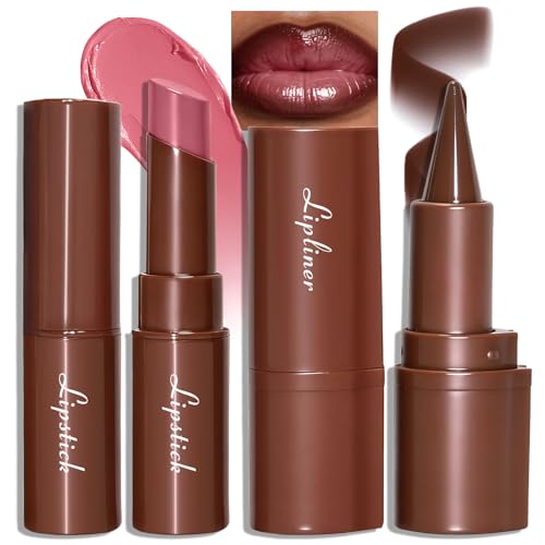 2-in-1 Ombre Lip Kit - Matte Liner & Shimmer Lipstick