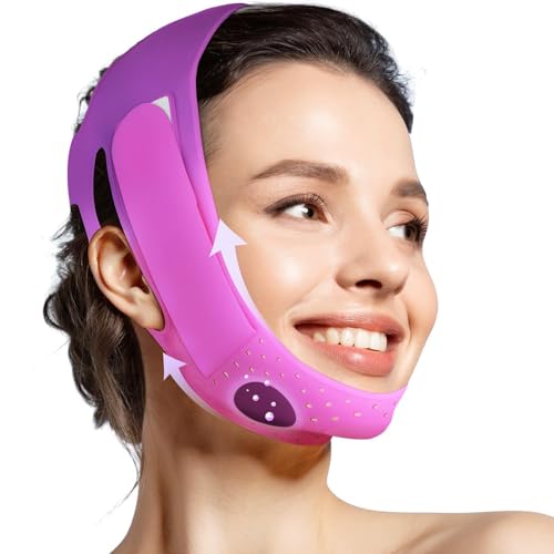 V-Line Jaw Exerciser Mask - Double Chin Tightener Strap