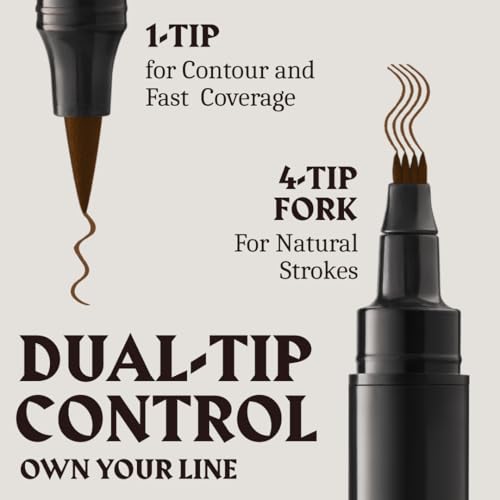 Striking Viking Beard Pencil Filler - Dark Brown, 2 Pack