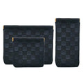 3-Pack Small Makeup Bags for Purse, Waterproof Leather Organizer