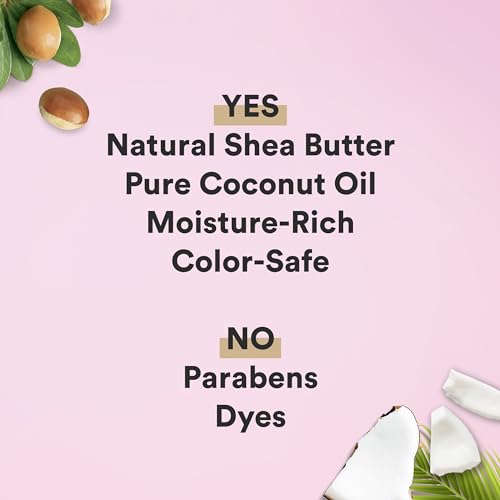 Suave Leave-in Conditioner, Lush & Coily, 2-Pack ??Coconut Oil, Shea Butter & Amino Complex Natural Hair Care Products, Anti-Frizz, 13.5 Oz Ea