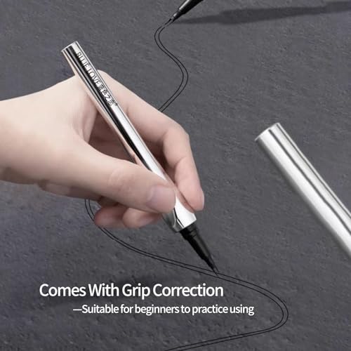 BLUE LOVE 2PCS Two Prong Eyebrow Pens for Women - Waterproof, Long-Lasting Microblading Brow Pencils with Hair-Like Strokes for All-Day Eye Makeup (2PCS Brown)