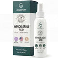 Jusspray¢â Hypochlorous Acid Spray for Face and Skin | HOCI Facial Cleanser Mist | 4 oz Hypochlorous Acid for Face, Skin, Acne, Eczema, Body Acne Sprays, Piercing Aftercare, Wound Solution