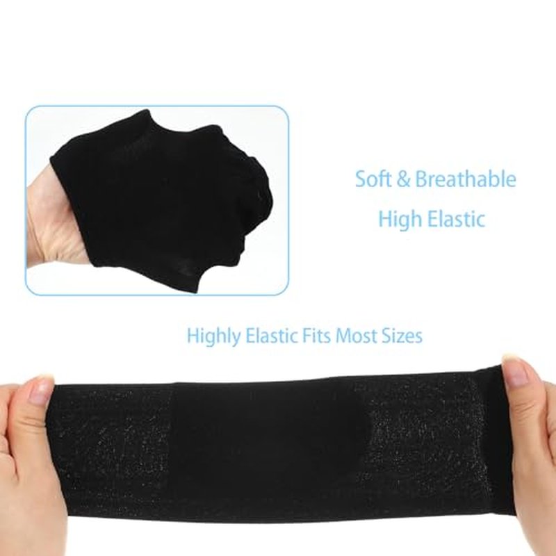 8-Pack Moisturizing Heel Socks for Dry Cracked Feet - Breathable & Reusable