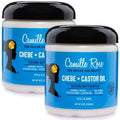 Camille Rose Black Castor Oil + Chebe Curl Cream 2-Pack, 8 Oz