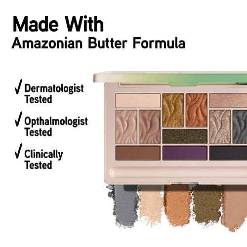 Physicians Formula Murumuru Butter Eyeshadow, 12-Shade Ultra-Creamy Palette with Murumuru & Tucuma Butters, Silky Soft Blendable Formula ? Sultry Nights