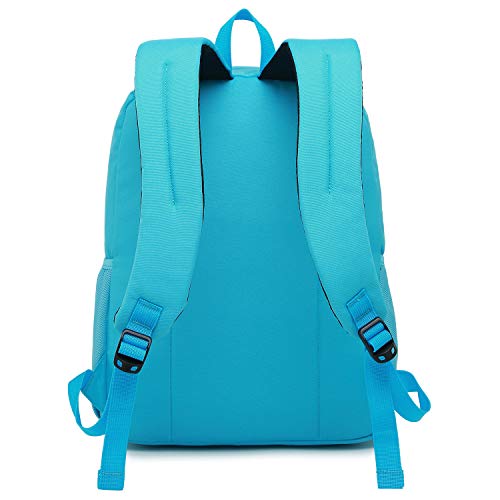 abshoo Classical Basic Womens Travel Backpack For College Men Water Resistant Bookbag (PowDerBlue)