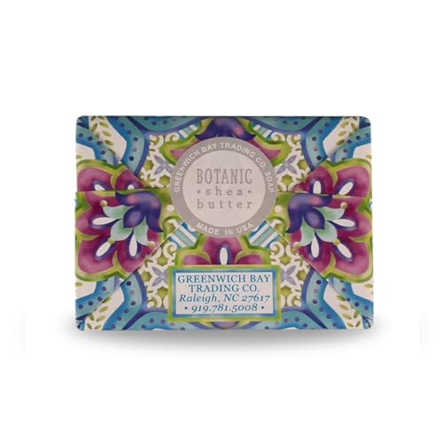 Greenwich Bay Trading Company Shea Butter Soaps with Essential Oils and Natural Extracts 10.5oz (Gardeners)