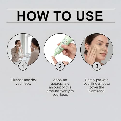 CC Red Correction Cream with CICA & SPF - Redness Corrector