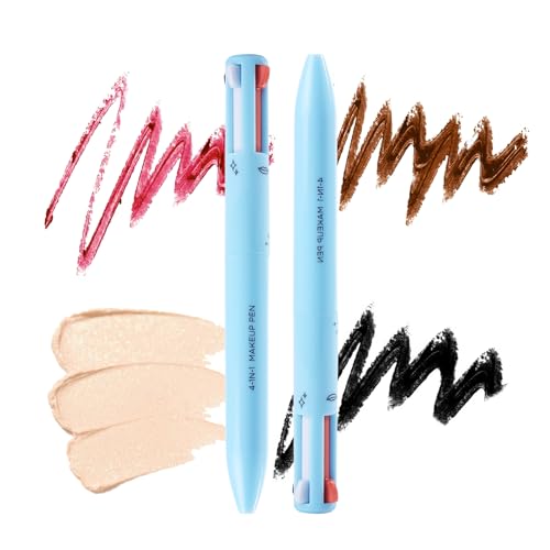 4-in-1 Makeup Pen - Eyeliner, Eyebrow, Lip Liner & Highlighter