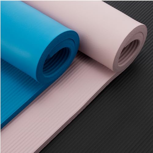 Extra Thick Yoga Mat with Carrying Strap | 1-Inch Memory Foam