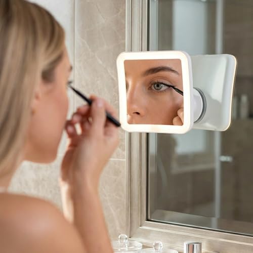 Fancii 10X Magnifying Makeup Mirror with LED Daylight