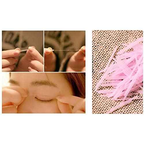 Double Eyelid Sticker 50pcs Invisible Double Eyelid Tape Fiber Magic Eyelid Stickers Double Sided Strip Adhesive Tape Beauty Tools Double Eyelid Stickers
