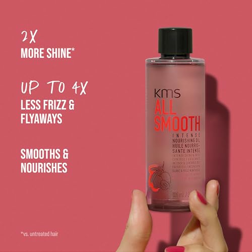 KMS AllSmooth Intense Nourishing Oil for Medium to Thick, Coarse Hair, 100ml