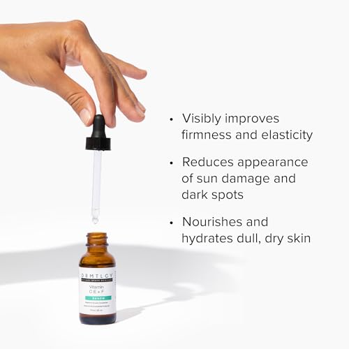 DRMTLGY Advanced C E Ferulic Antioxidant Serum with 15% Vitamin C, Vitamin E & Ferulic Acid, Brightening Face Serum for Radiance, Smooth Texture, and All Skin Types