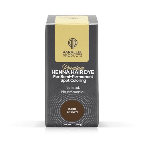 Parallel Products Dark Brown Henna Hair Dye - 3g Spot Color Kit