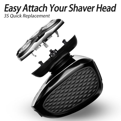 Blade Pro Replacement Head Compatible with Remington Balder Pro XR7000, 5 Dual Track Shaver Heads for a Smooth and Close Shave with No-Irritation. (Pack of 1)