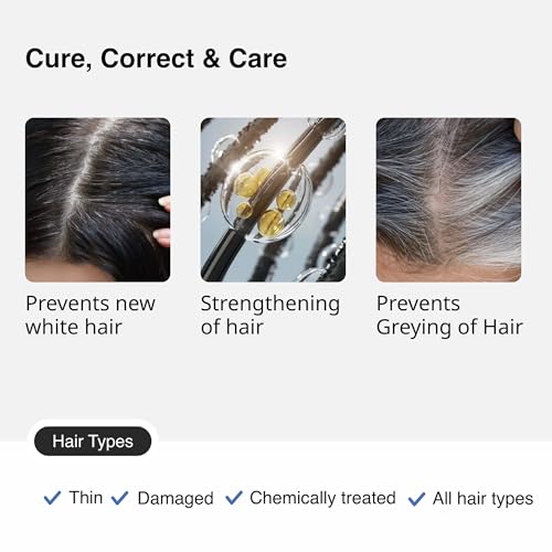 Cureskin Anti Grey Hair Serum | Natural Color Restoration