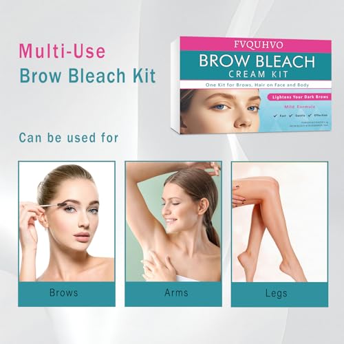 Eyebrow Bleaching Kit - Lighten & Natural Brow Color - 5 Applications