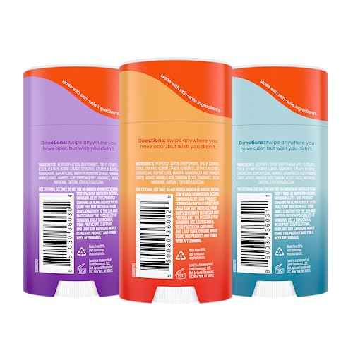 Lume Whole Body Deodorant - Smooth Solid Stick - 72 Hour Odor Control - Aluminum Free, Baking Soda Free and Skin Safe - 2.6 Ounce (Pack of 3) (Clean Tangerine, Lavender Sage, Unscented)