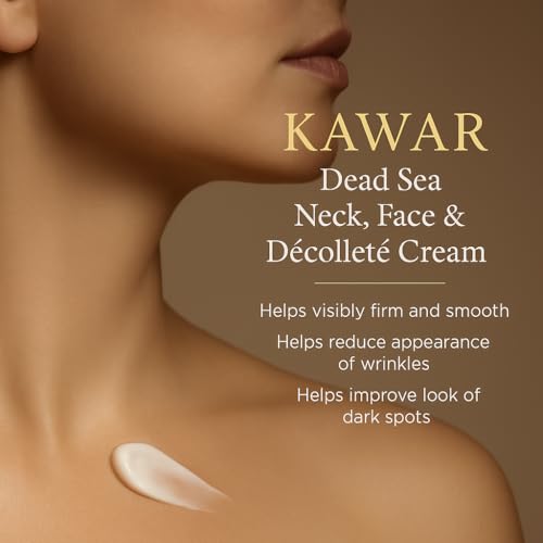 KAWAR Dead Sea Anti-Aging Extra-Firming Neck, Face and D?collet? Cream | Anti-Aging Moisturizer | Visibly Firms, Smoothes and Lifts | Minimizes Appearance Of Wrinkles | Targets Dark Spots | 1 Oz