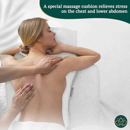 EASY SPA Massage Table Breast Pillow, Massage Table Pillow, Wedge Cushion,Bust Sizes(AA-C), Prone Pillow for After Breast Surgery