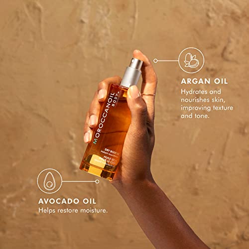 Moroccanoil Dry Body Oil 3.4oz with Argan, Olive & Avocado Oils — Signature Moroccan Fragrance