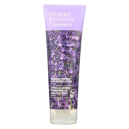 DESERT ESSENCE Lavender Hand And Body Lotion, 8 FZ