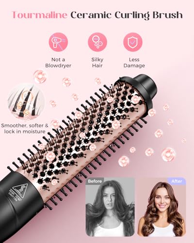 Lopeie 5-in-1 Curling Iron Set with 4 Barrels & Flat Iron