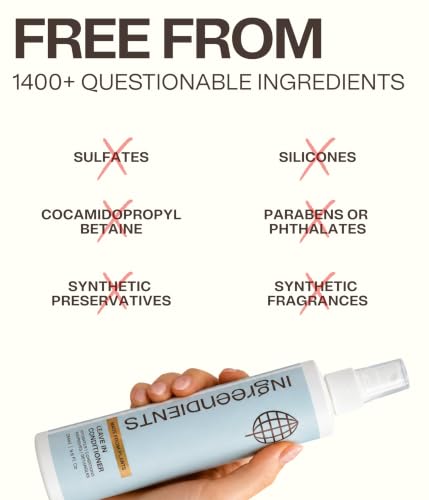 Organic Leave-In Conditioner & Detangler - Sulfate-Free, Vegan